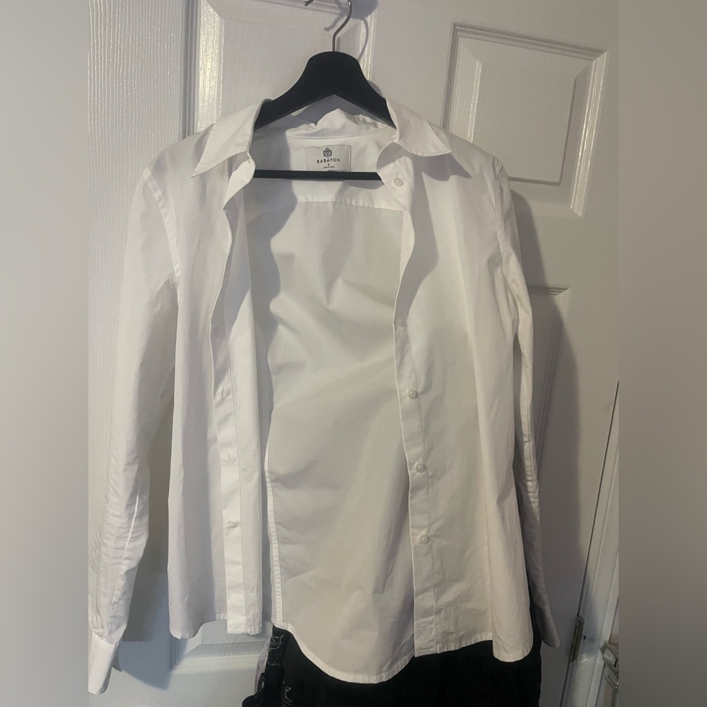 Aritzia White Button Down Shirt